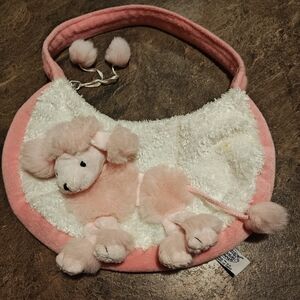 GANZ Heritage Collection Pink Plush Bag